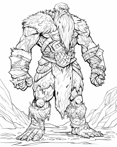 Jotnar coloring page