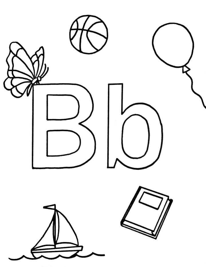 alphabet coloring pages