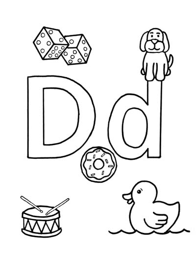 Alphabet Coloring Pages