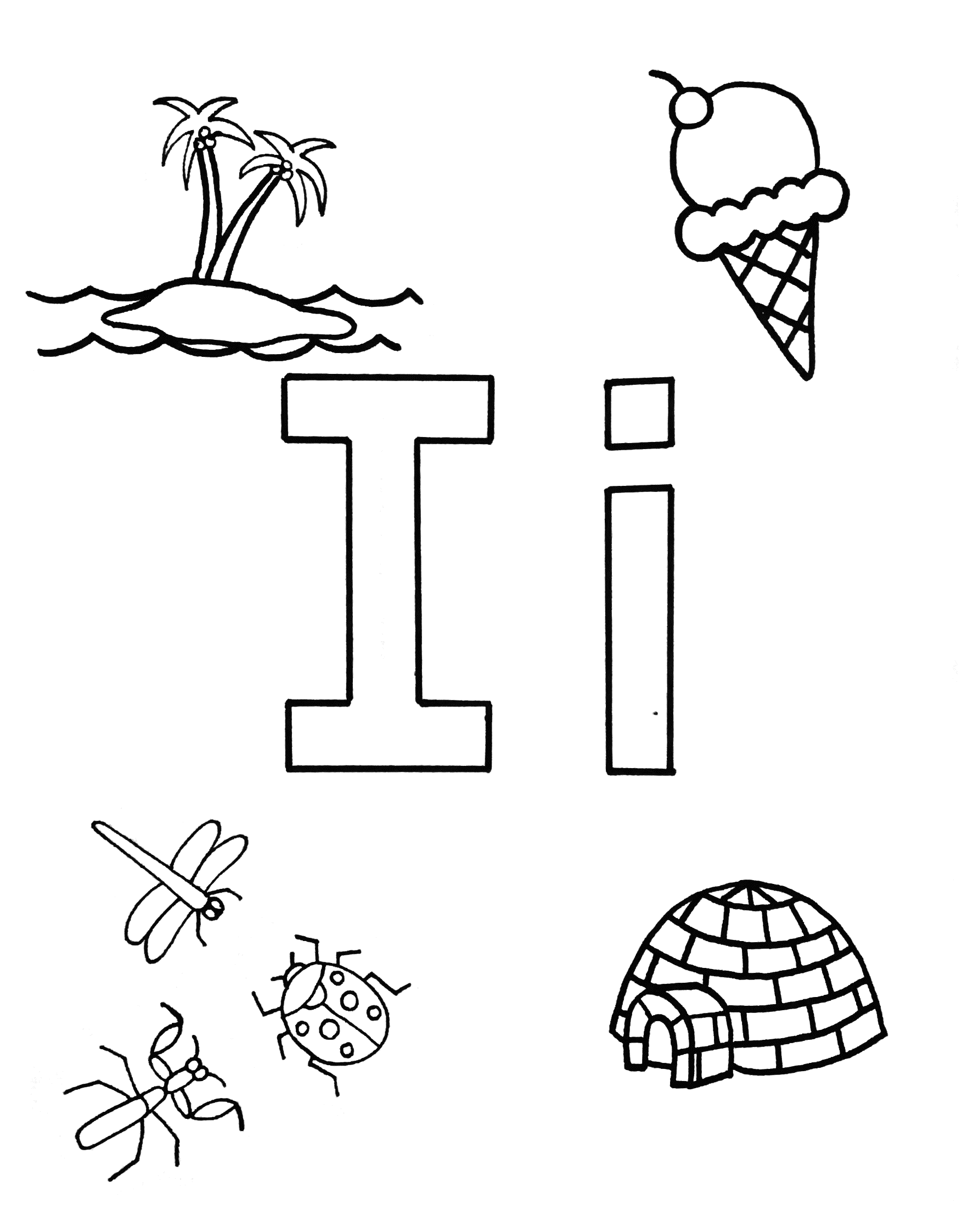 Upper Lower Case Letter H