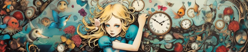 Alice's Adventures in Wonderland banner