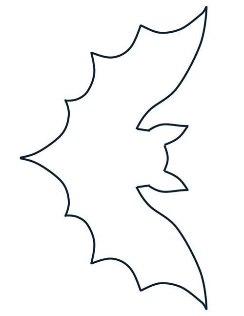 simple outline coloring page of a bat