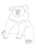 Download Bear Coloring Pages