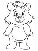 teddy bears coloring page