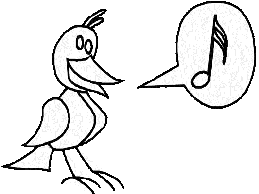 birds coloring page