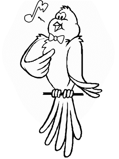 birds coloring page
