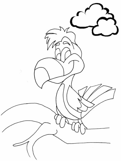 toucan coloring page