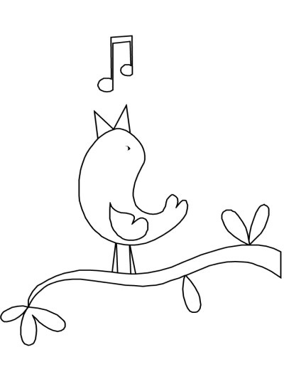 birds coloring page