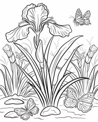 butterfly coloring page