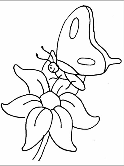 butterfly coloring page