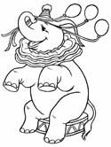 circus coloring page