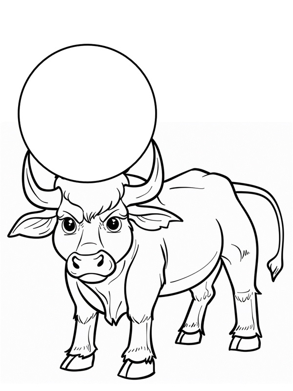 Apis coloring page