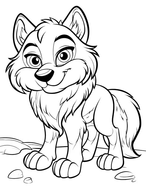 Dire Wolf coloring pages
