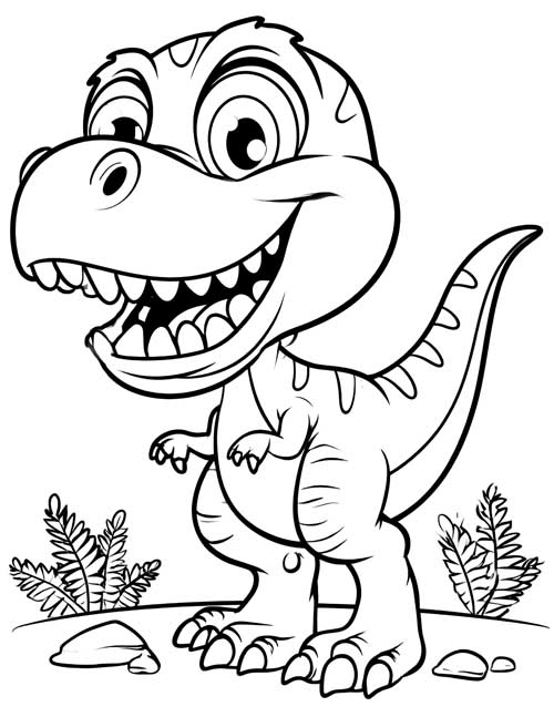 Dinosaur coloring pages