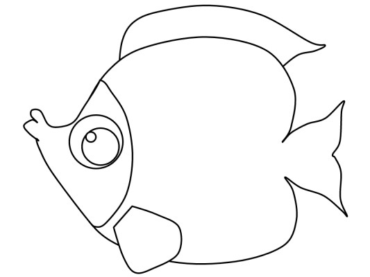 fish coloring page