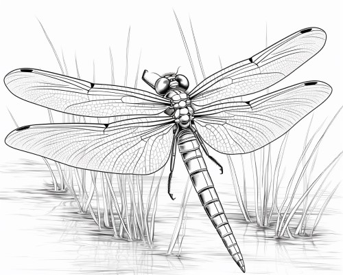 meganeura coloring page