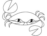 crab coloring page