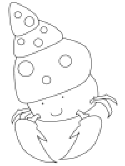 hermit crab coloring page