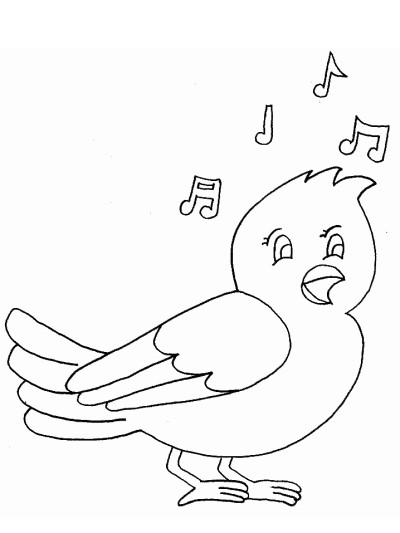 birds coloring page