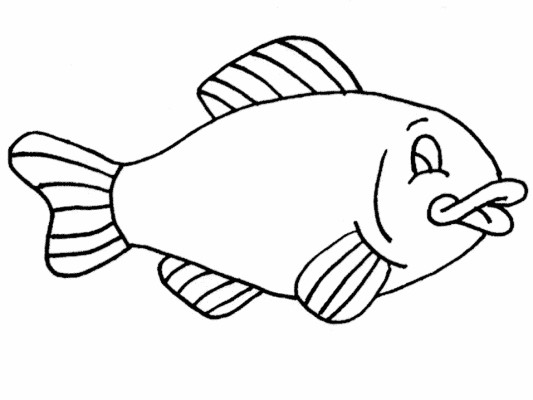 fish coloring pagess