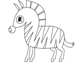 Zebra Coloring Pages