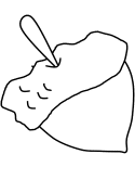 fruit coloring page