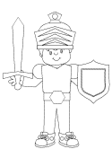 armor of god coloring page
