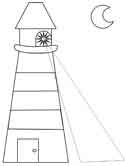 lighthouse coloring page
