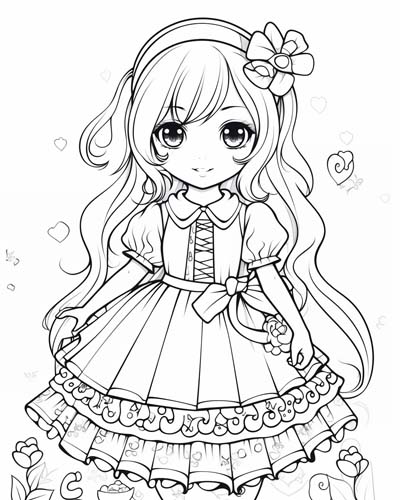 Alice in Wonderland coloring pages