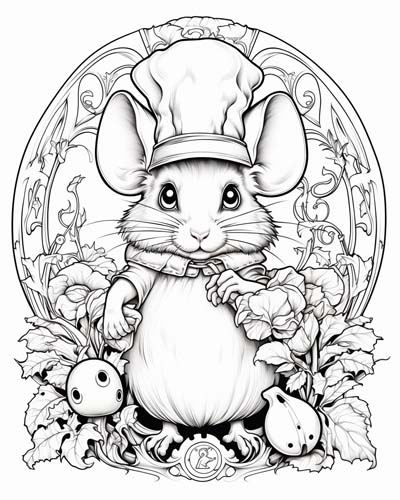 dormouse coloring pages