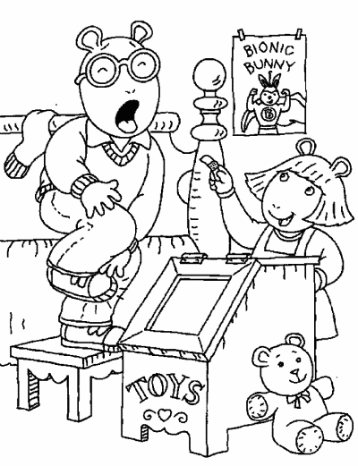 Arthur coloring page