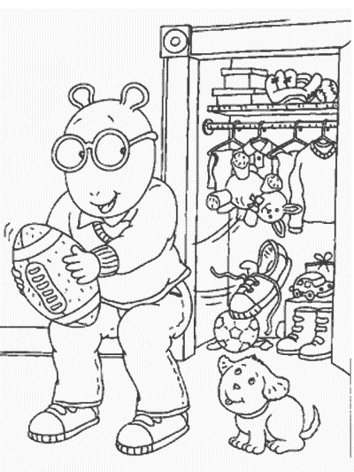 Arthur coloring page