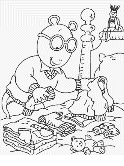 Arthur coloring page
