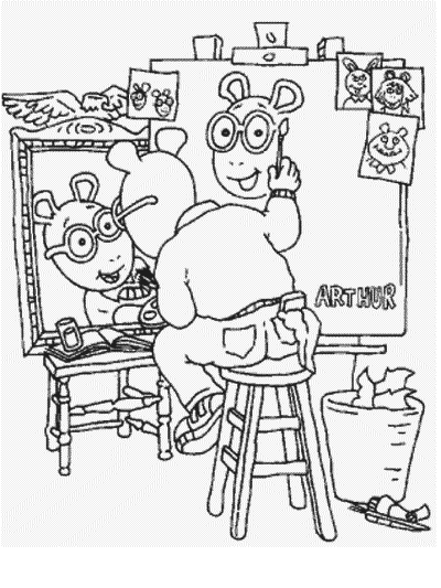 Arthur coloring page