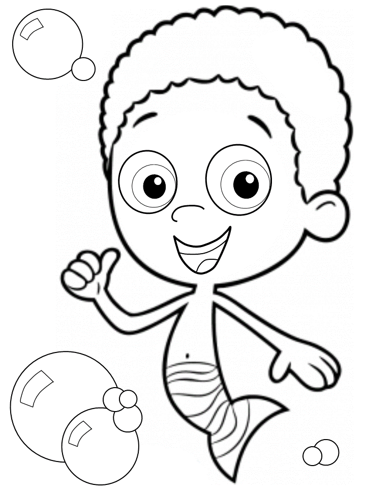 Goby coloring page