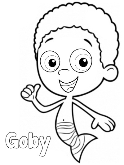Goby coloring page