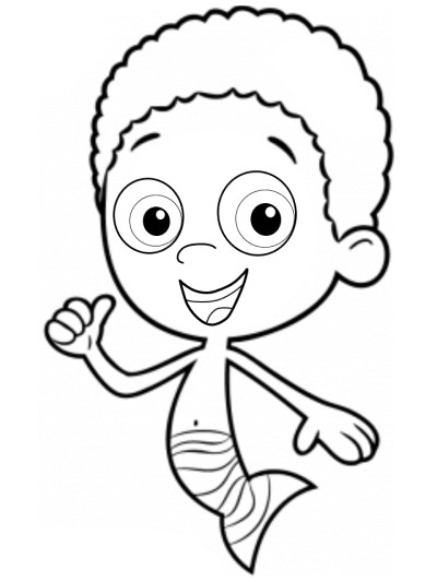 Goby coloring page