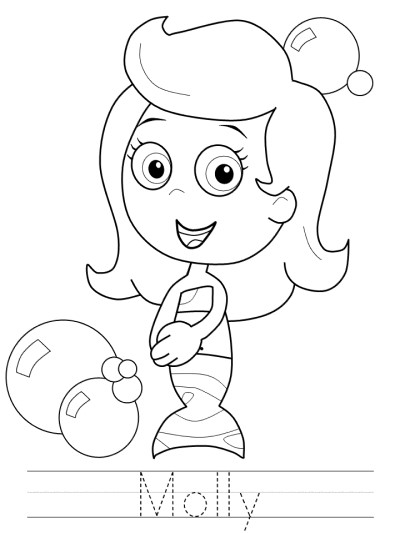 Molly learn to print tracer page