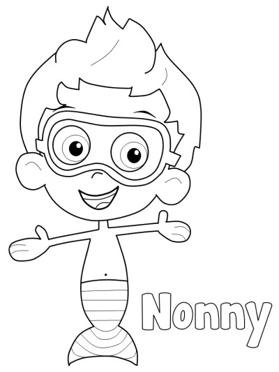 Nonny coloring page