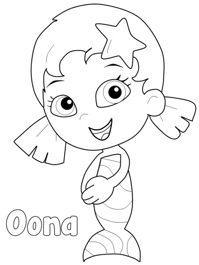 Oona coloring page