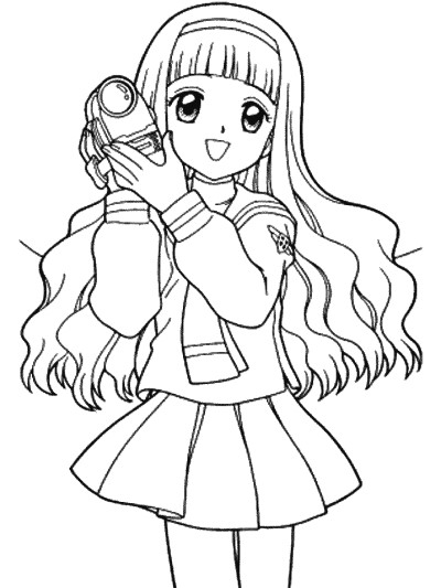 Cardcaptors coloring page