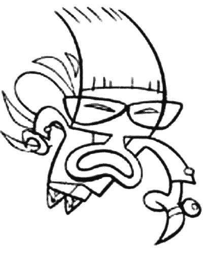 Dexter's Lab coloring page