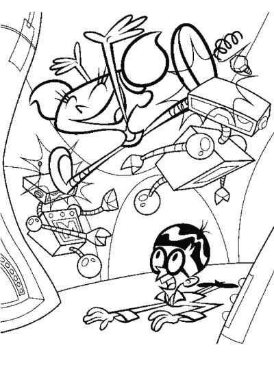 Dexter's Lab coloring page