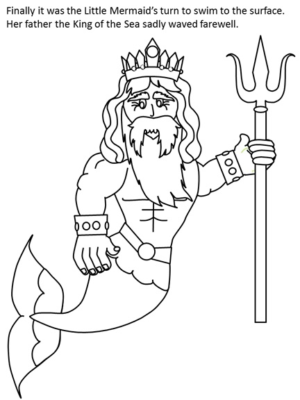 Little Mermaid coloring page