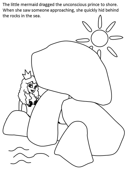 Little Mermaid coloring page