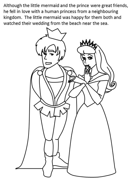 Little Mermaid coloring page