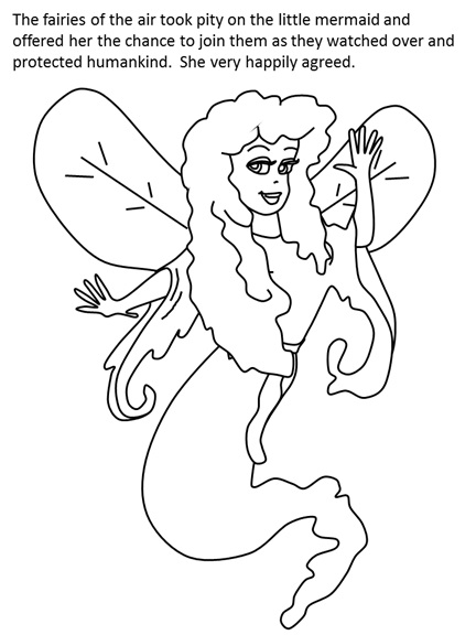 Little Mermaid coloring page