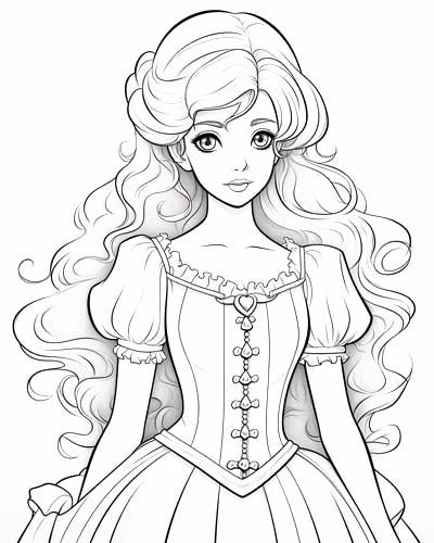 Wendy Darling coloring page