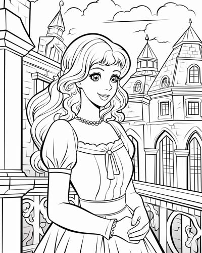 Wendy Darling coloring page
