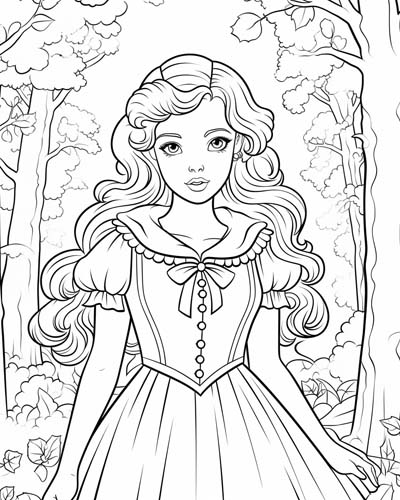 Wendy Darling coloring page